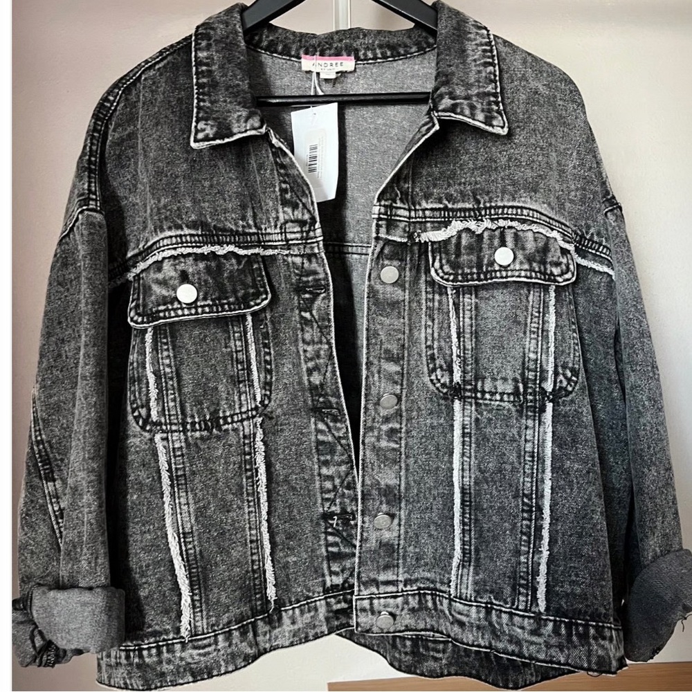 ANDREE BY UNIT Gray Denim Jacket